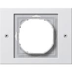 Gira Afdekraam 1V TX_44 wit/wit - 021166, Ophalen of Verzenden, Nieuw