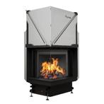 Inbouw Houtkachel Quattro 50 Links Glas Premium Edition, Huis en Inrichting, Kachels, Nieuw