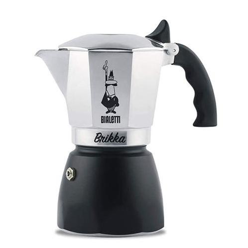 Bialetti Brikka Evolution Percolator 2 kops - 100ml, Witgoed en Apparatuur, Koffiezetapparaten, 2 tot 4 kopjes, Nieuw, Koffiebonen