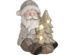 House of Seasons Kerstman Kerstbeeld met Verlichting - L22,5, Verzenden, Nieuw