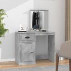 vidaXL Kaptafel met spiegel 90x50x132,5 cm bewerkt hout, Verzenden, Nieuw