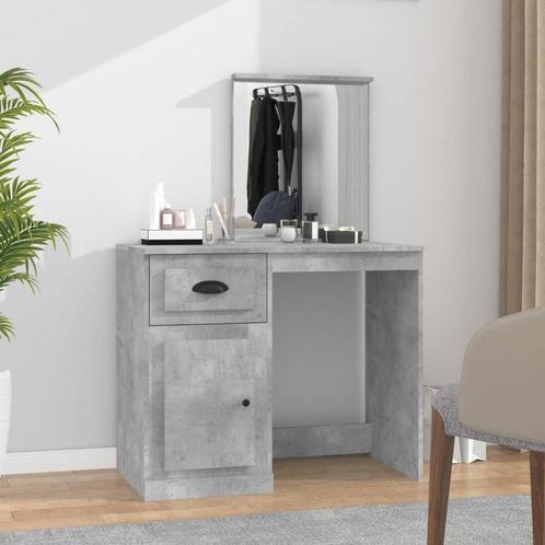 vidaXL Kaptafel met spiegel 90x50x132,5 cm bewerkt hout, Huis en Inrichting, Tafels | Kaptafels, Nieuw, Verzenden