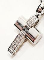 Arkano - Ketting met hanger - croce - 18 karaat Witgoud -, Sieraden, Tassen en Uiterlijk