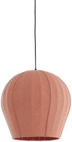 2dekans | Light & Living Hanglamp Zagori Ø44cm Koraalrood –, Ophalen of Verzenden, Zo goed als nieuw