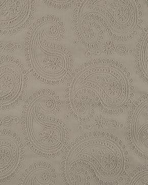 Broderie Katoen Paisley Zand, Hobby en Vrije tijd, Stoffen en Lappen, Bruin, Nieuw