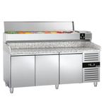 GGM Gastro | Pizza koelwerkbank PREMIUM - 2000x800mm - met 3, Zakelijke goederen, Verzenden, Nieuw in verpakking