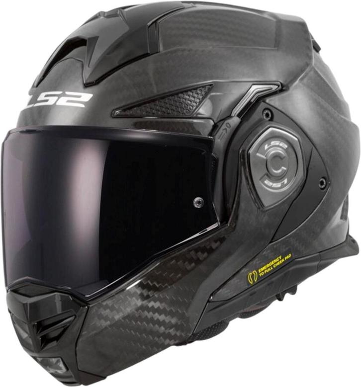 LS2 FF901 Advant X Carbon Solid Systeemhelm, Motoren, Kleding | Motorhelmen, XXL, Nieuw met kaartje, Overige merken, Systeemhelm
