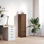 vidaXL buffetkast 29,5x34x119,5 cm spaanplaat bruin, Huis en Inrichting, Kasten | Buffetkasten, Verzenden, Nieuw, Overige houtsoorten