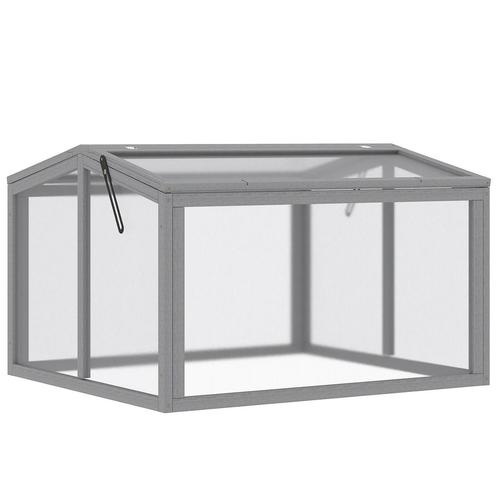 TRUUSK Kweekbed 90 X 80 X 58 Cm Kas Broeikas Plantenbed Met, Tuin en Terras, Aarde en Mest, Verzenden