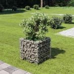 vidaXL Gabion plantenbak verhoogd 50x50x50 cm gegalvaniseerd, Tuin en Terras, Bloembakken en Plantenbakken, Verzenden, Minder dan 60 cm