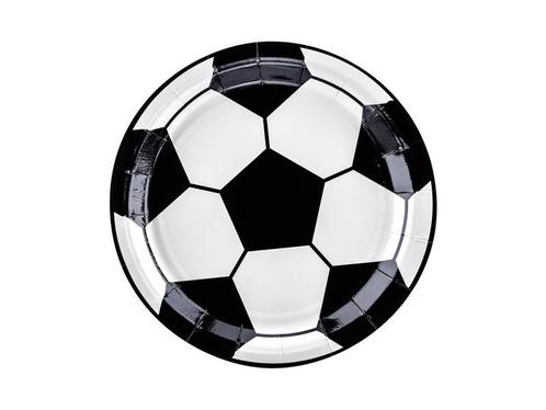 Voetbal Borden 18cm 6st, Hobby en Vrije tijd, Feestartikelen, Nieuw, Verzenden