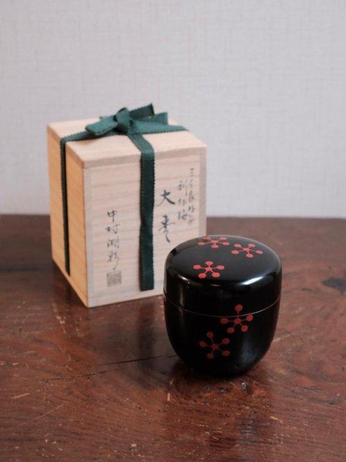 Natsume-thee kannetje Kosai Nakamura - Hout, Lak - Japan -, Antiek en Kunst, Antiek | Overige Antiek