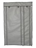 Opvouwbare Kledingkast | Campingkast | 108x44x166cm | Grijs, Huis en Inrichting, 100 tot 150 cm, Verzenden, Nieuw, 150 tot 200 cm