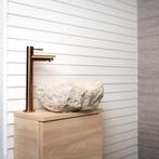 Waskom Loutro Kev S Rechthoek 25x12x10 cm Natuursteen Sand, Ophalen of Verzenden, Nieuw, Overige typen