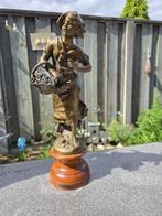 Auguste Moreau - Auguste Moreau - sculptuur, La Museque -, Antiek en Kunst, Curiosa en Brocante