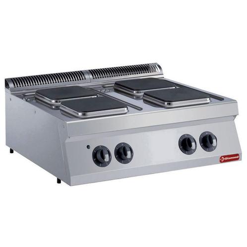 Diamond Fornuis | Elektrisch | Met 4 Vierkante Platen Top |, Zakelijke goederen, Horeca | Keukenapparatuur, Nieuw in verpakking