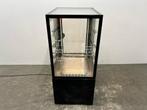 Zwarte Gebaksvitrine Stijlvolle Vitrine voor Taarten, Gebak, Ophalen of Verzenden, Gebruikt, Koelen en Vriezen
