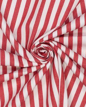 Washed Denim Streep Rood, Hobby en Vrije tijd, Stoffen en Lappen, Rood, Nieuw