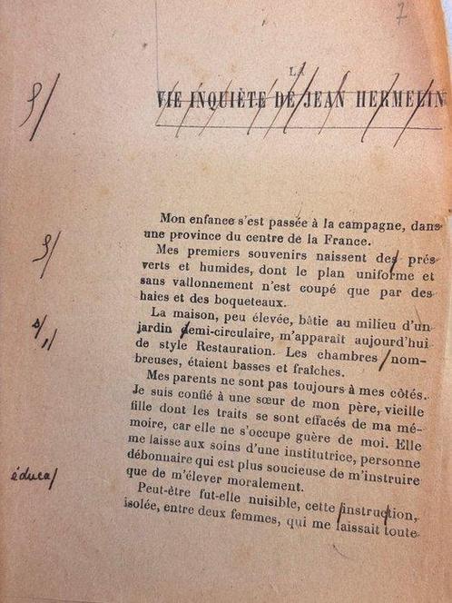 Signé; Jacques de Lacretelle - La vie inquiète de Jean, Antiek en Kunst, Antiek | Boeken en Bijbels