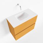 MONDIAZ ADA 60cm toiletmeubel ocher. LEX wastafel talc, Ophalen of Verzenden, Nieuw, Bad