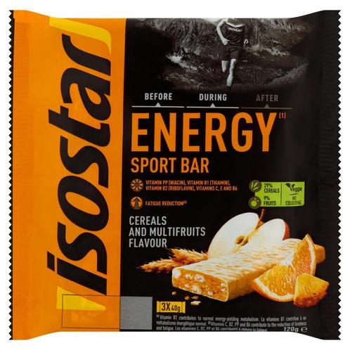 20x Isostar High Energy Sportreep Multifruits 3 x 40 gr, Diversen, Levensmiddelen, Verzenden
