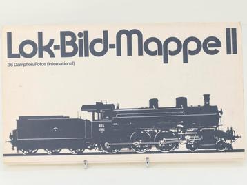 Lok-Bild-Mappe ll 36 Dampflok-Fotos (international) beschikbaar voor biedingen
