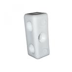 Hoekverbinder pvc Wit 3-gaats rechthoek à 4 st., Caravans en Kamperen, Ophalen of Verzenden, Nieuw