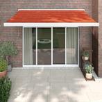 vidaXL Luifel uittrekbaar 3x2,5 m stof en aluminium oranje, Verzenden, Nieuw