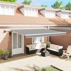 vidaXL Markies met Wit 4 × 3 m Metaal, Tuin en Terras, Zonneschermen, Verzenden, Nieuw