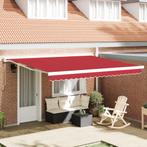 vidaXL Luifel Vervangstof voor 4x3.5 m Frame Rood, Tuin en Terras, Zonneschermen, Verzenden, Nieuw