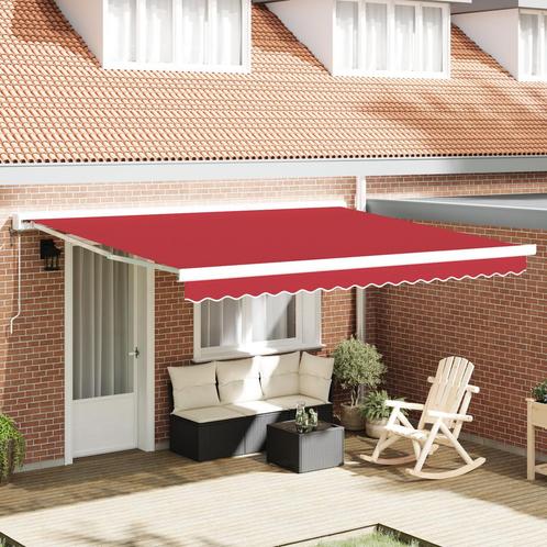 vidaXL Luifel Vervangstof voor 4x3.5 m Frame Rood, Tuin en Terras, Zonneschermen, Nieuw, Verzenden