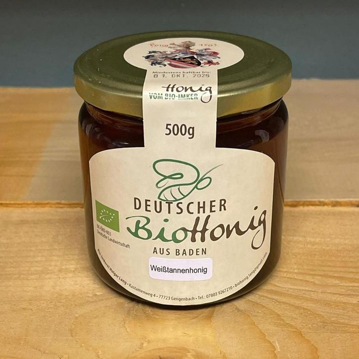 BIO-Honing Rauw - Zilverspar-dennen (Weißtanne) Zwarte Woud, Sport en Fitness, Gezondheidsproducten en Wellness, Ophalen of Verzenden