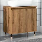 vidaXL Badkamerkast 58x33x60 cm bewerkt hout artisanaal, Verzenden, Nieuw