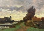 W.B van Horssen (1863-1931) - Landschap, Antiek en Kunst, Kunst | Schilderijen | Klassiek