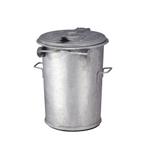 Staalverzinkte afvalbak 90 ltr - verzinkt, Verzenden, Nieuw