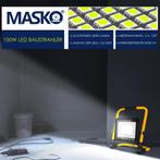 Bouwlamp LED - Werklamp - IP65 - 100W - MASKO®, Verzenden, Zo goed als nieuw