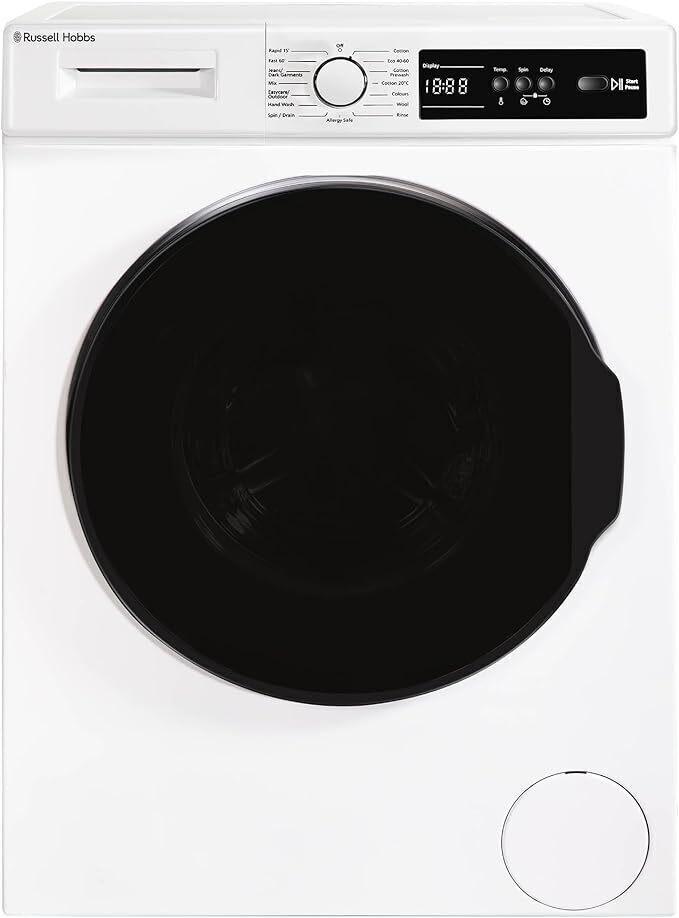 Russell Hobbs Rh814w111w Wasmachine - Allergy Safe  - 8kg, Witgoed en Apparatuur, Wasmachines, Voorlader, 85 tot 90 cm, Ophalen of Verzenden