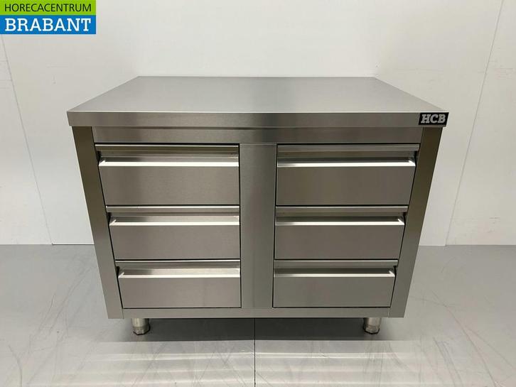 RVS Werkkast Kast Werktafel Ladenkast Premium-line 6 laden, Zakelijke goederen, Horeca | Keukenapparatuur, Nieuw in verpakking
