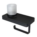 Planchet met Toiletrolhouder en Houder LED Licht Geesa Frame, Ophalen of Verzenden, Nieuw, Bad