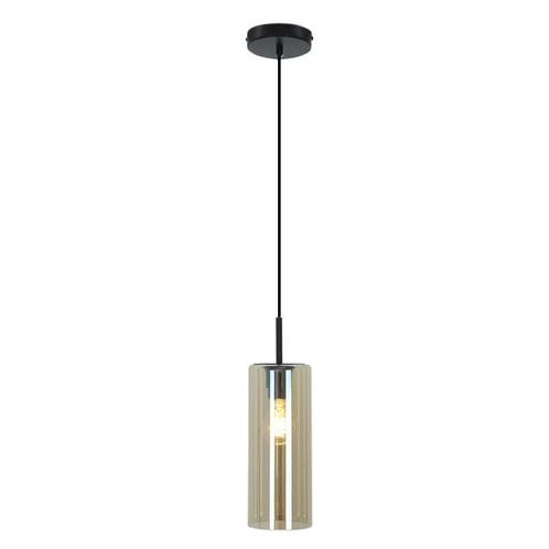 Moderne eettafel hanglamp amber, Gaya, Huis en Inrichting, Lampen | Hanglampen, Nieuw, Glas, 75 cm of meer, Ophalen of Verzenden