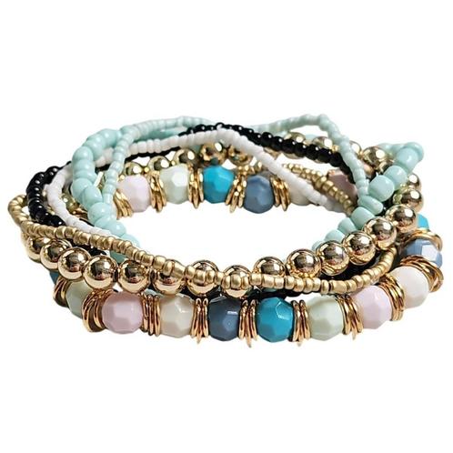 Fako Bijoux® - Armband - Beachbumb - Groen, Sieraden, Tassen en Uiterlijk, Armbanden, Verzenden
