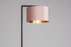 Rietveld Vloerlampen - Zwart, Roodkoper, Roze - Stof, Metaal, Huis en Inrichting, Lampen | Vloerlampen, Verzenden, Nieuw
