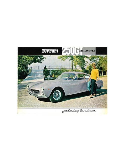 1963 FERRARI 250 GT BERLINETTA LUSSO BROCHURE, Boeken, Auto's | Folders en Tijdschriften, Ferrari