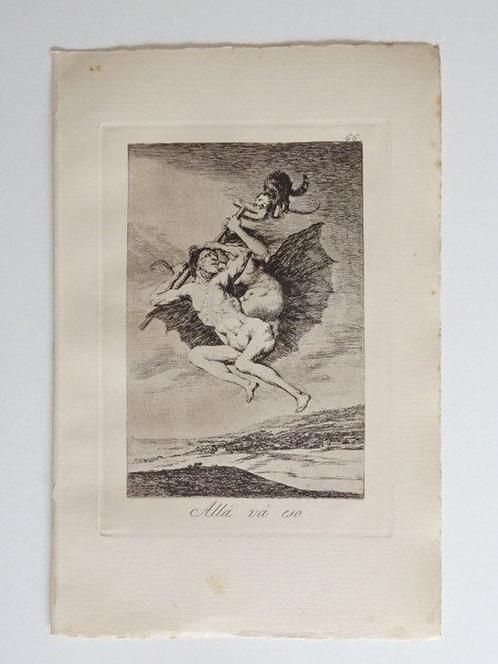 Francisco de Goya (1746-1828), despues/after - Allá va eso -, Antiek en Kunst, Antiek | Overige Antiek