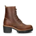 Nelson veterboots voor dames in het Cognac, Overige kleuren, Verzenden, Lage of Enkellaarzen, Nieuw