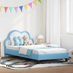 vidaXL Bedframe voor kinderen met hoofdbord Blauw 90 x 190, Verzenden, Nieuw, Blauw