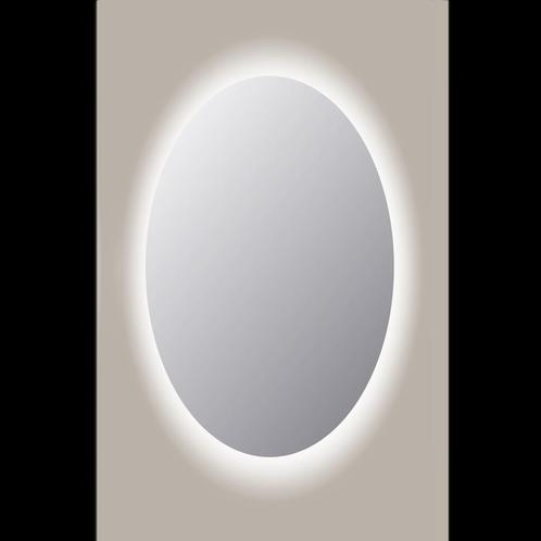 Spiegel Ovaal Sanicare Q-Mirrors 140x90 cm PP Geslepen LED, Doe-het-zelf en Verbouw, Sanitair, Ophalen of Verzenden