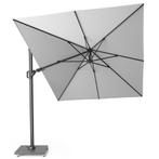 Challenger T2 zweefparasol 350x260 cm lichtgrijs met, Ophalen of Verzenden, Nieuw