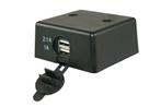 Dubbele USB stekkerdoos 2.1A /1.0A opbouw, Nieuw