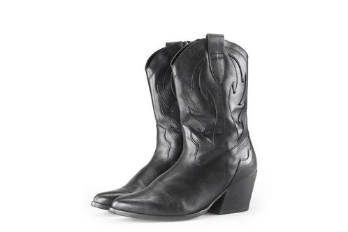 Ann Rocks Cowboy laarzen in maat 39 Zwart | 10% extra, Kleding | Dames, Schoenen, Zwart, Zo goed als nieuw, Verzenden